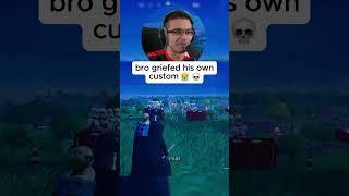 Nickeh30 griefed his OWN custom 