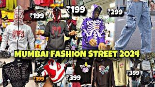 Fashion Street Mumbai 2024 | Spiderman BAPE Hoodie At ₹299 | Itna Sasta Market