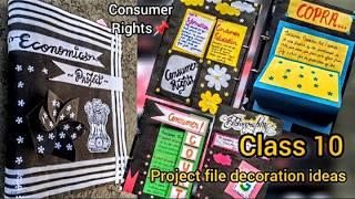 Att integrated project file | Class 10 Project file Ideas | Economics | Topic Consumer rights