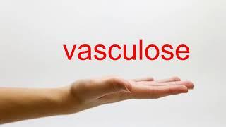 How to Pronounce vasculose - American English