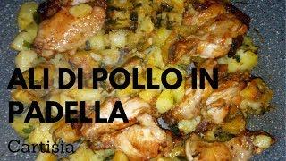 Ali di Pollo in Padella con Patate