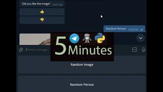 Python Telegram Bot with Custom Keyboard, Buttons, and Images