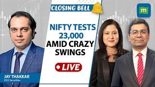 Live: Nifty Tests 23,000 Amid Selloff In All Sectors | Zomato, Dixon Tank|  Closing Bell