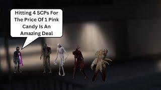 SCP SL Hitting 4 SCPs With A Really Well Timed Pink Candy