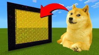 How To Make A Portal To The DOGE Dimension in Minecraft!