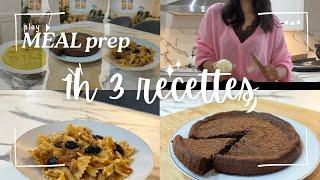 MEAL PREP / 1h POUR 3 RECETTES À PETIT BUDGET BATCH COOKING