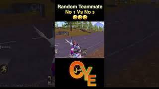 Random Teammate  | Oye Jacky | #shortsfeed #bgmishorts #oyejacky #shorts #gameplay