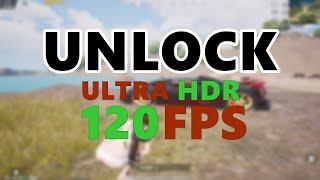 HOW TO  ჩავრთოთ 120 FPS | ULTRA HDR | TUTORIAL