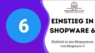 Shopware 6 / Leicht erklärt für einen guten Einstieg / Shopware Tutorial Deutsch #1