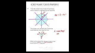 What is the largest angle in the quadrilaterals? #geometry #math  #maths #mathematics