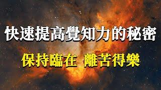 怎樣才能在生活中提高覺知力，保持臨在、離苦得樂呢？這期視頻一定要好好看完！#能量#業力 #宇宙 #精神 #提升 #靈魂 #財富 #認知覺醒 #修行