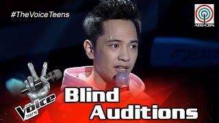 The Voice Teens Philippines Blind Audition: Franz Dacanay - Right Here Waiting