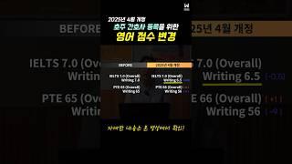 호주 간호 유학: Writing 점수 완화 영어점수 변경사항 #호주유학