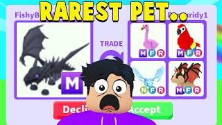 I traded my *MEGA SHADOW DRAGON* in Adopt Me! (RAREST PET)