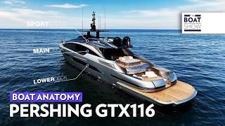 PERSHING GTX 116 - Boat Anatomy - The Boat Show