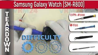 Samsung Galaxy Watch SM-R800  Teardown Take apart Tutorial