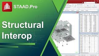 Structural Interoperability with STAAD.Pro