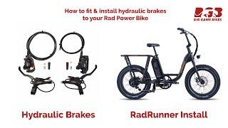 How to fit and install hydraulic brakes to Rad Power Bikes RadRunner RadRunner plus