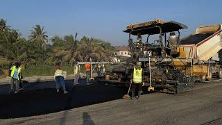 Ofankor Road Rehabilitation  Outer lanes Asphalting | The Pokuasi Fise and Festus Road Asphalting