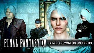 Ciri, 2B, Dante & Solid Snake vs. Kings of Yore  Final Fantasy 15 Mods / FF15 Mods