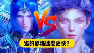 修炼速度PK：唐三vs霍雨浩，谁的天赋更高