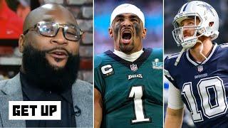 GET UP | "Eagles are best team in NFC East" - Marcus Spears: Jalen Hurts & O-line will bury Cowboys