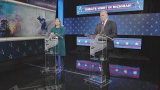 Debate Night in Michigan: US Senate candidates discuss the issues