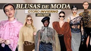 ¿Cuáles son las blusas en tendencia de Otoño-Invierno 2024?