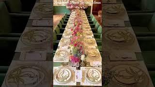 Wedding Reception Place Setting Ideas    #weddingdecor #reception #bridal