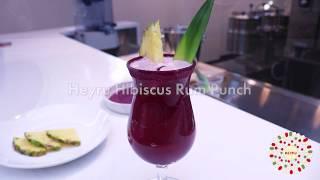 Heyru Monk Fruit Hibiscus Rum Cocktail