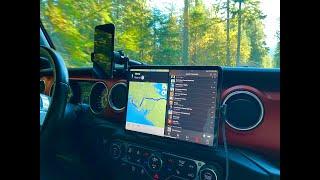 Jeep Wrangler JL and Jeep Gladiator JT iPad/ Tablet mount