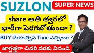 SUZLON ENERGY SHARE BREAKING News | SUZLON energy share Detailed Analysis in Telugu | BIG TARGETS ?