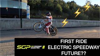 FIRST RIDE ELECTRIC SPEEDWAY BIKE! IS IT THE FUTURE ?