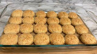 کلچه نارگیلی یا کوکونات اسان وخوشمزه/Coconut cookies recipe easy and tasty