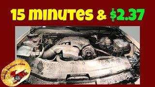 How To CLEAN an Engine Bay for $2.37..... AMAZING!!