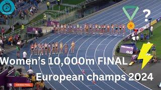 Women's 10,000m FINAL - 2024 European Championships Rome