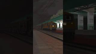 13434 - Malda Town SMVT Bengaluru Amrit Bharat Exp skipping Baitarani Road #mstslive #openrails