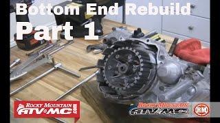 Motorcycle Bottom End Rebuild | Part 1 of 3: Engine Teardown