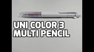 Uni Color 3 Mechanical Multi Pencil (0.5 mm) Unboxing and Review