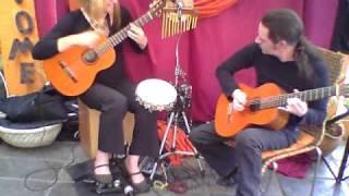 Keira Witherkay's  Duo Guitarras with Peter Theron  perform Song for Sue   live 2010