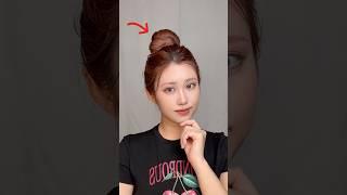 1.5배 예뻐지는 똥머리 묶는법
