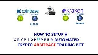 How to Setup A CryptoHopper Automated Arbitrage CryptoTrading Bot to Trade Bitcoin, Ethereum Tokens