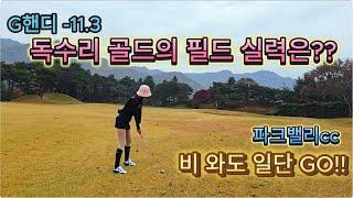 G핸디 -11.3/ 여자 독수리골드의 필드 실력은? #파크밸리cc #golf #골프