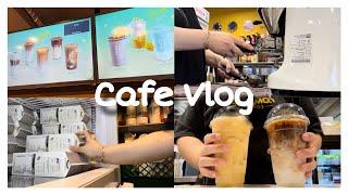 [Cafe vlog] Compose Coffee’s vlog is back | beverage manufacturing asmr | open part time job