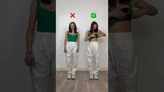 DIY Best Top Hack To Create A Twisted Top! Tops Shopping Link #shorts #fashion #top #hack #outfit