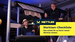 Markisen-Checkliste: Wichtige Erkenntnisse aus dem Mettler-Testlabor