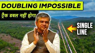 Why KONKAN RAILWAY NOT DOUBLING IT'S TRACK || कोंकण रेलवे अपने ट्रैक का दोहरीकरण क्यों नहीं कर रहा?