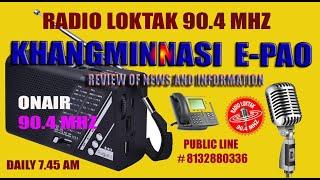 KHANGMINNASI E PAO || 23rd September 2024 Monday || Host: Manglem|| Guest: Hasansana MM Accadamician