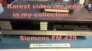 The rarest video recorder in my collection. Part 1.