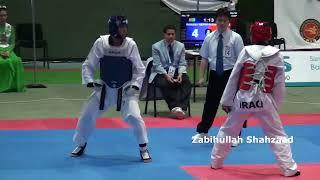 روح الله نیکپا حریف عراقی اش را با امتیاز عالی شکست داد Rohullah Nikpa vs Iraqi fighter 2014